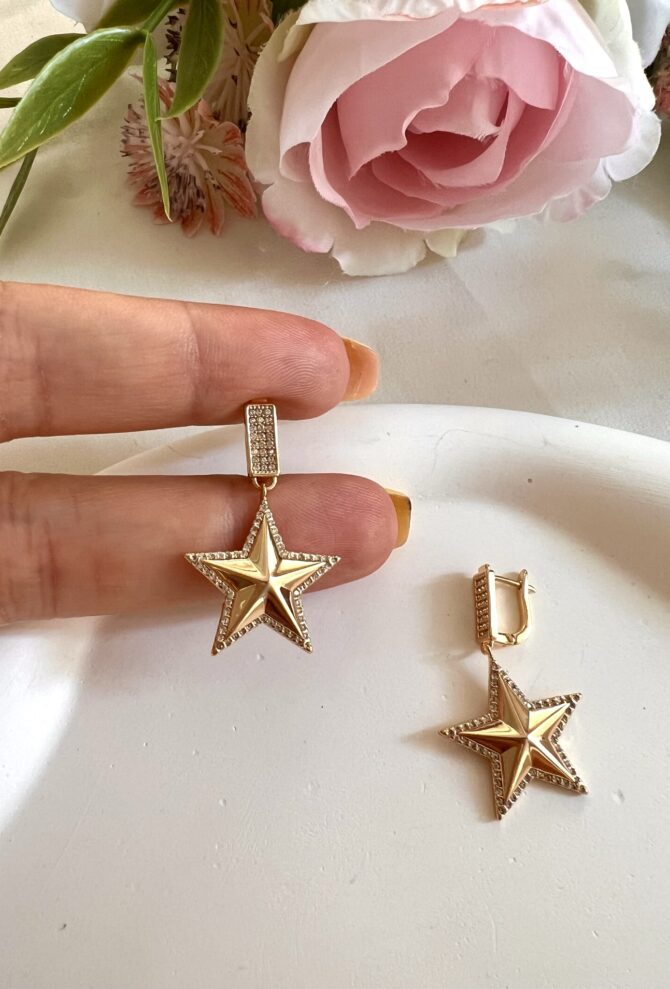 Special Star Gold Küpe
